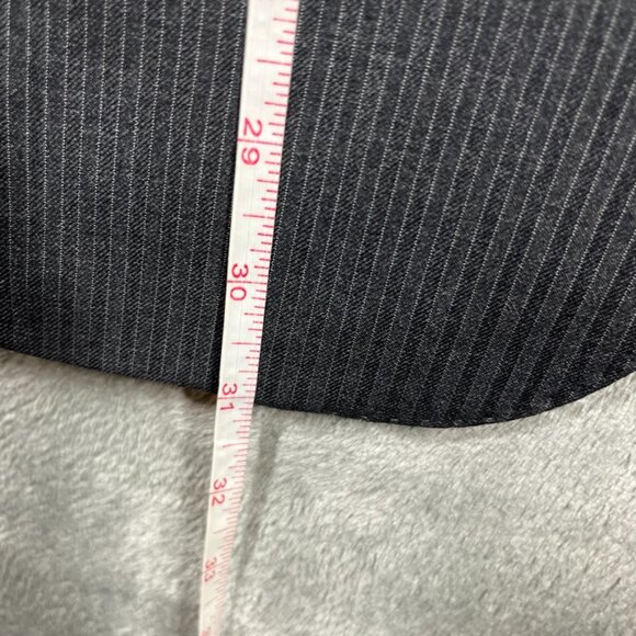 Samuelsohn Harry Rosen SB Ashton Blazer Mens 40R Striped 💯 Wool Made in Canada - Picture 15 of 15